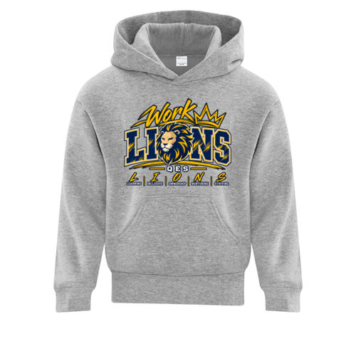 YOUTH - Fleece Hooded Sweatshirt - Light 2 Thumbnail